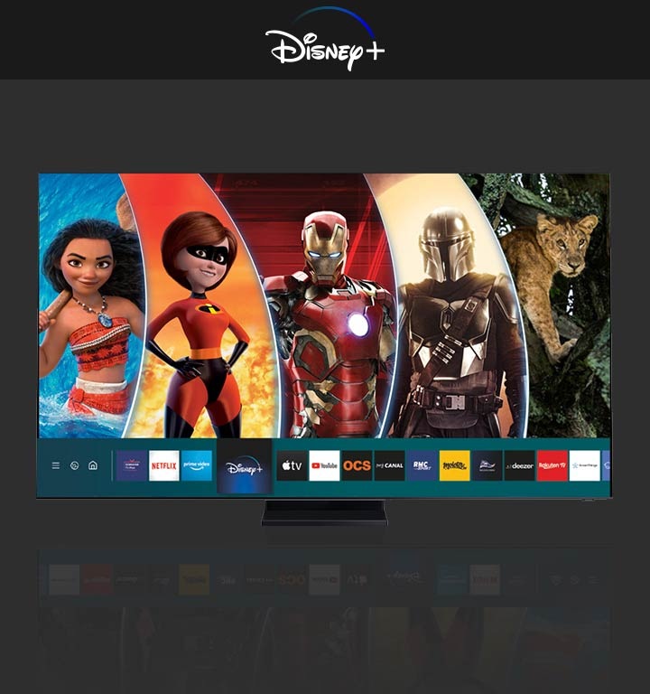 Smart TV App Disney+ 5 mondes. 1 destination Samsung FR