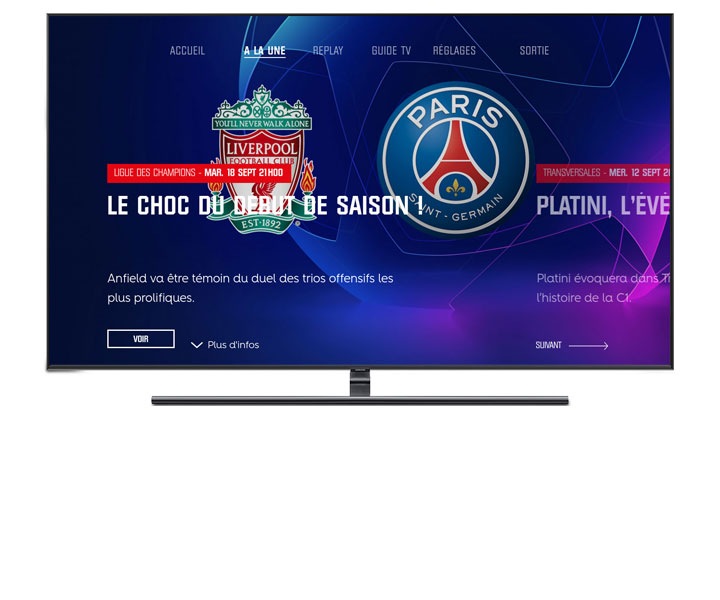 L'application RMC Sport | Smart TV | Samsung FR | Samsung FR