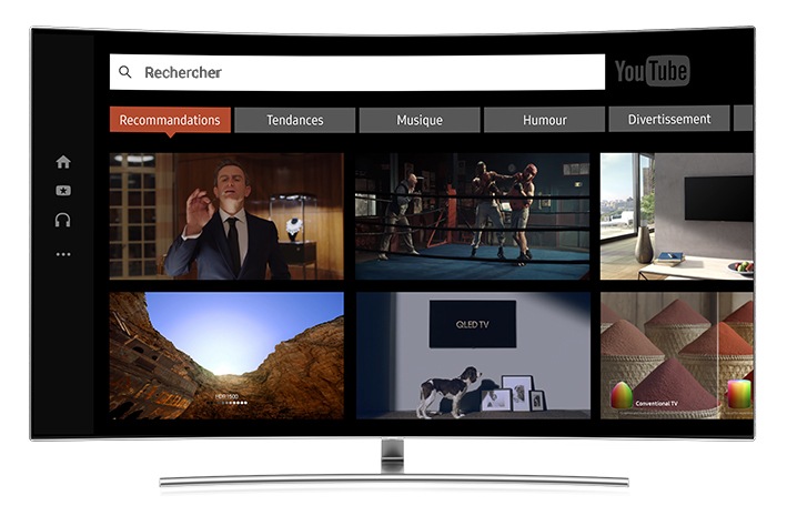 L’application YouTube | Smart TV | Samsung FR