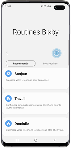 bixby routines app