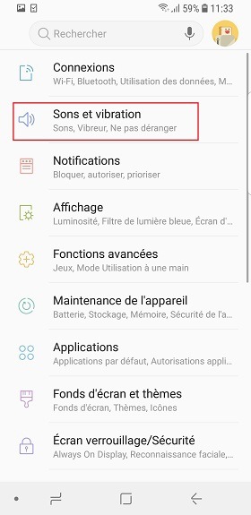 comment modifier sa sonnerie sur samsung