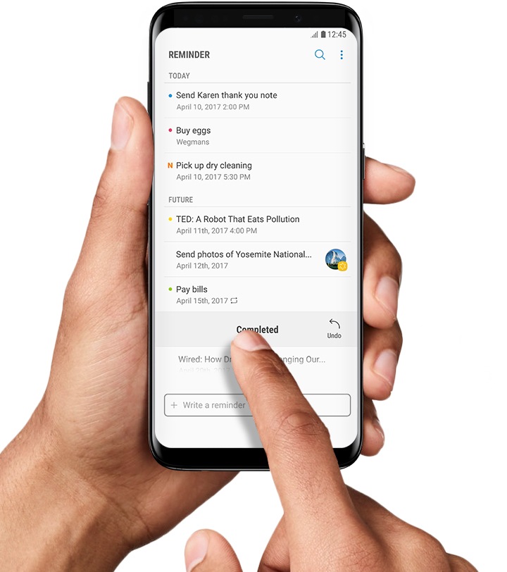 Reminder Samsung Fr