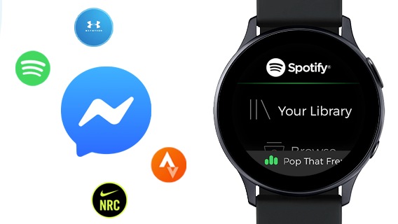 galaxy watch messages