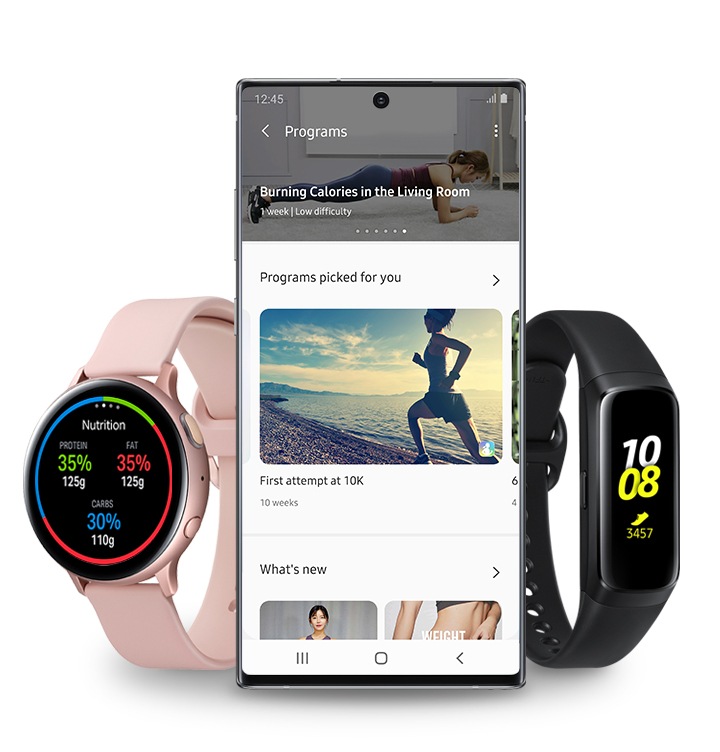 samsung smartwatch fitness tracking