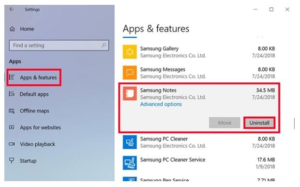 samsung notes app update