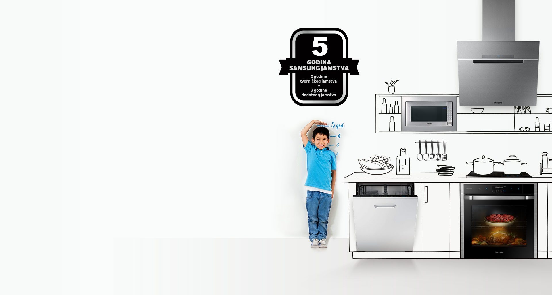 Samsung promocija: 5 godina jamstva na ugradbene kuhinjske uređaje