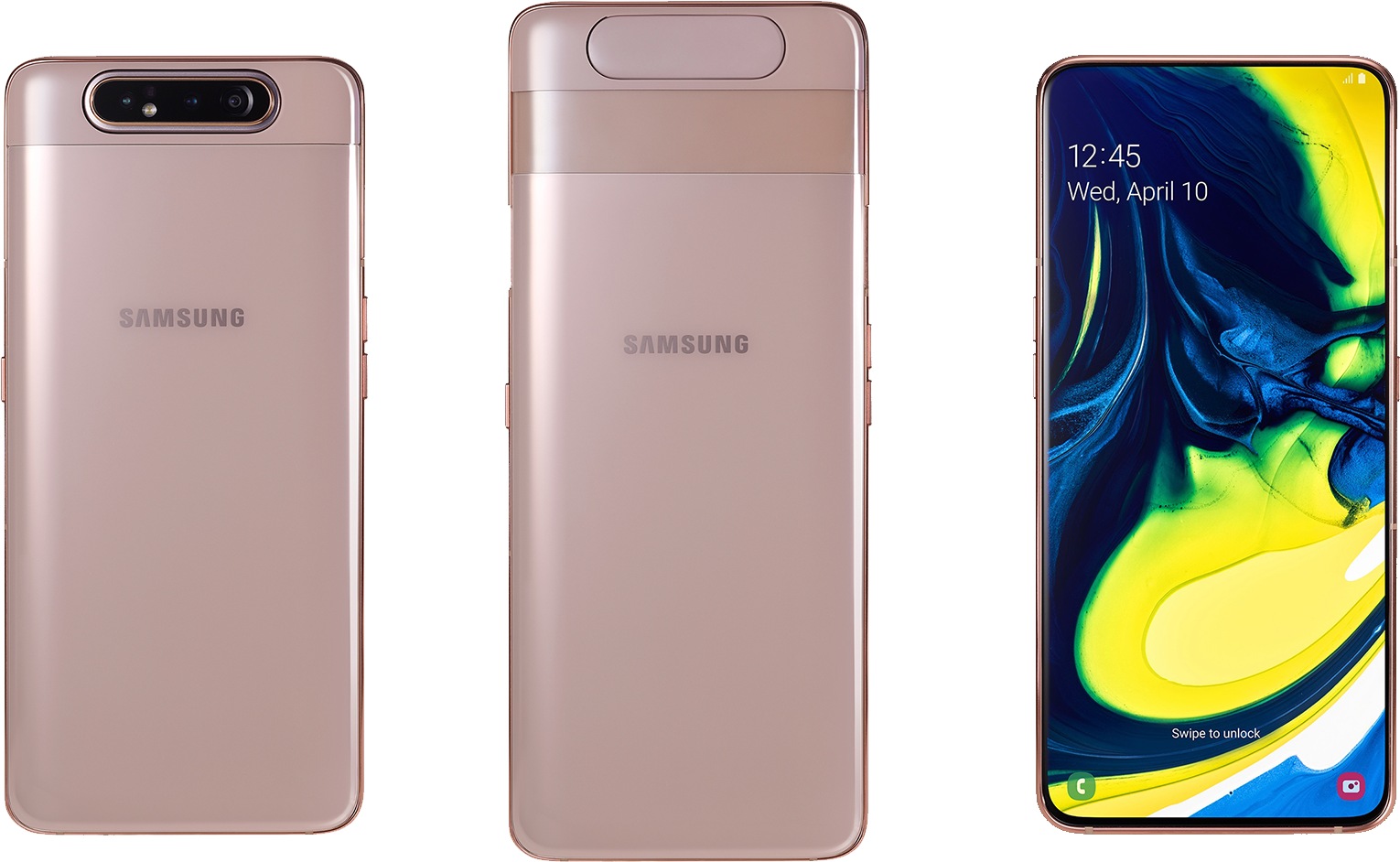 samsung a80 pink colour