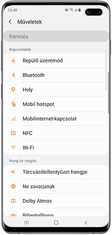 Bixby rutinok, válassza a „Majd” feltételt