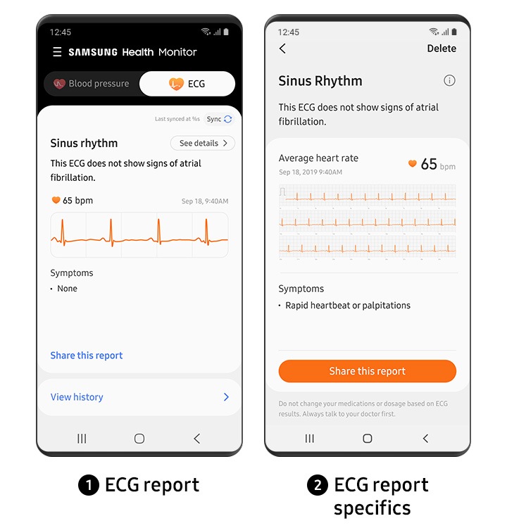 health monitor app samsung