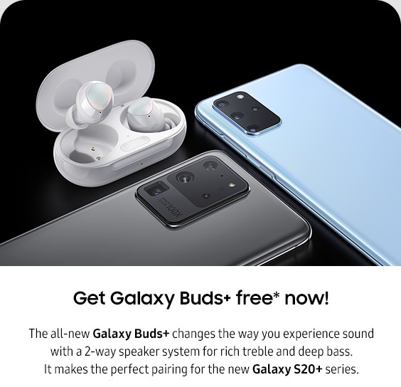 Get Galaxy Buds+ free now