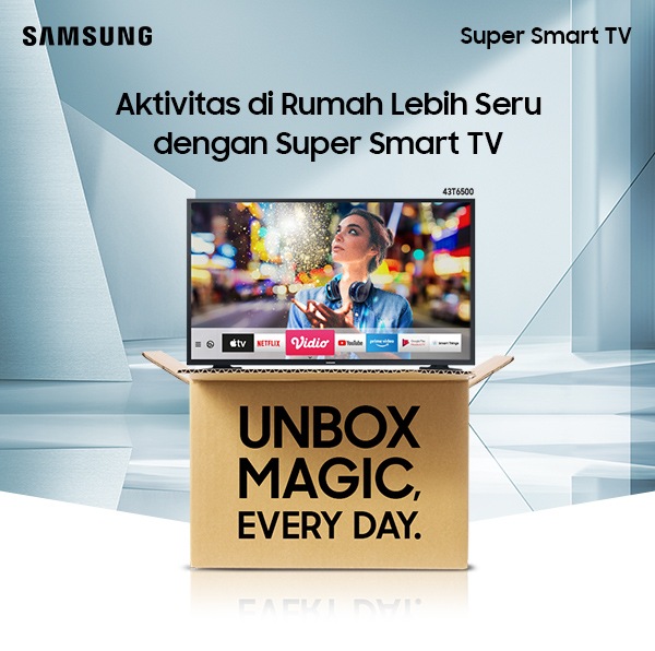 Aktivitas di Rumah Lebih Seru dengan Super Smart TV