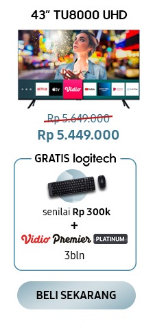 Samsung 43inch TU8000 UHD