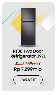Samsung RT38 Two Door Refrigerator 397L