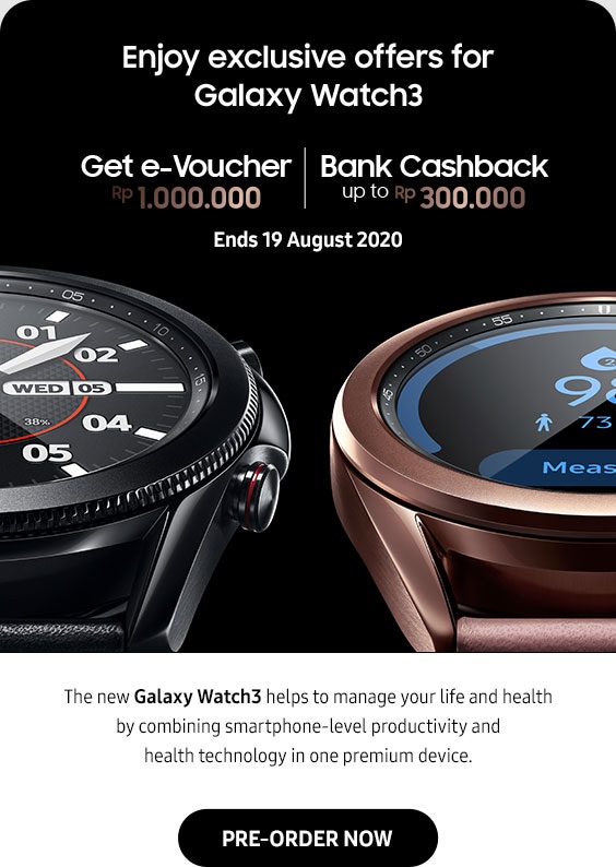 Enjoy exclusive offers for Galaxy Watch3