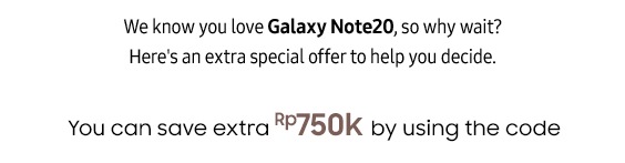 You can save extra Rp750k by using the code