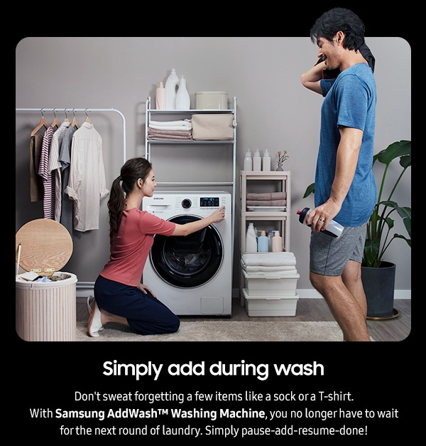 Simply add during wash