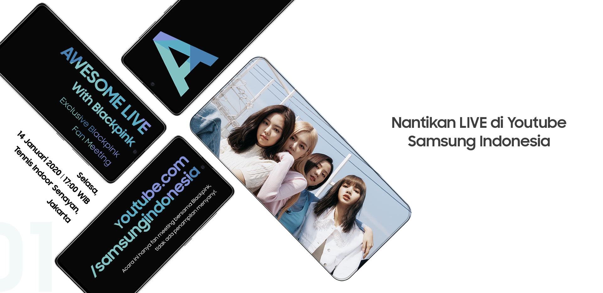 GALAXY A BLACKPINK CAMPAIGN (AWESOME LIVE) | Samsung Indonesia