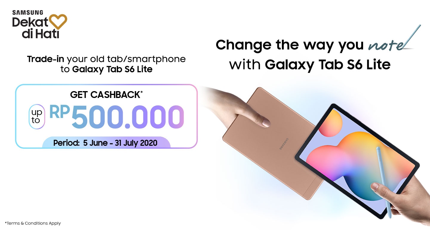  Galaxy  Tab S6 Lite Promo Trade In Samsung  Indonesia