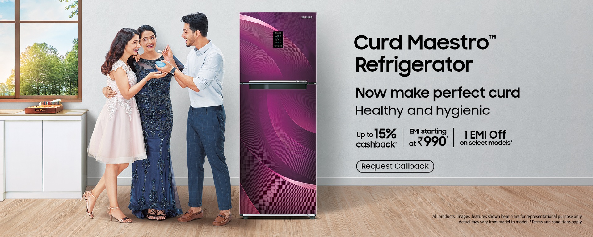 Offers on Samsung Curd Maestro™ Refrigerator Samsung India