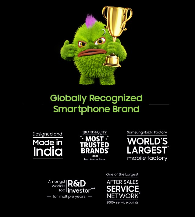 Samsung Galaxy M51 - Globally Recognized Smartphone Brand Globally Recognized Smartphone Brand