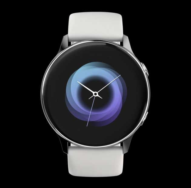 galaxy watch active blue