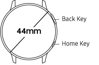 galaxy active watch dimensions