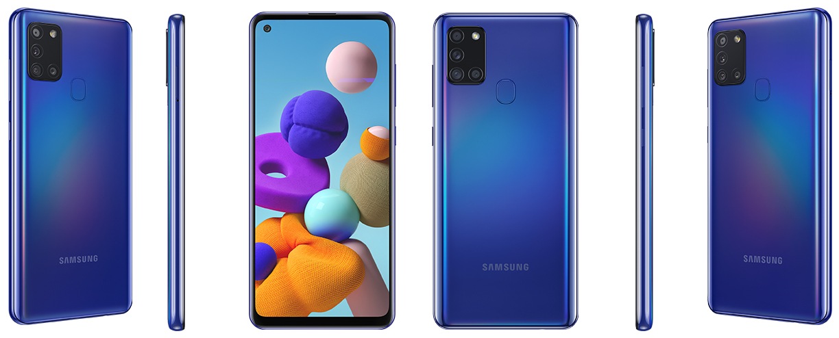 samsung a21s blue colour