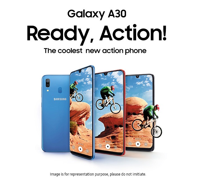 features of samsung a30