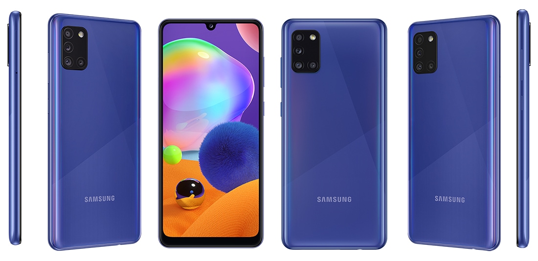 Samsung Galaxy A31 Android smartphone review - features, specs, release date, price, launch and latest system upgrades. 48MP Main Camera, 123° 8MP Ultra Wide Camera, 5000mAh (typical)* battery,  vivid FHD+ Super AMOLED screen are some awesome features this Samsung mobile phone brings with itself.