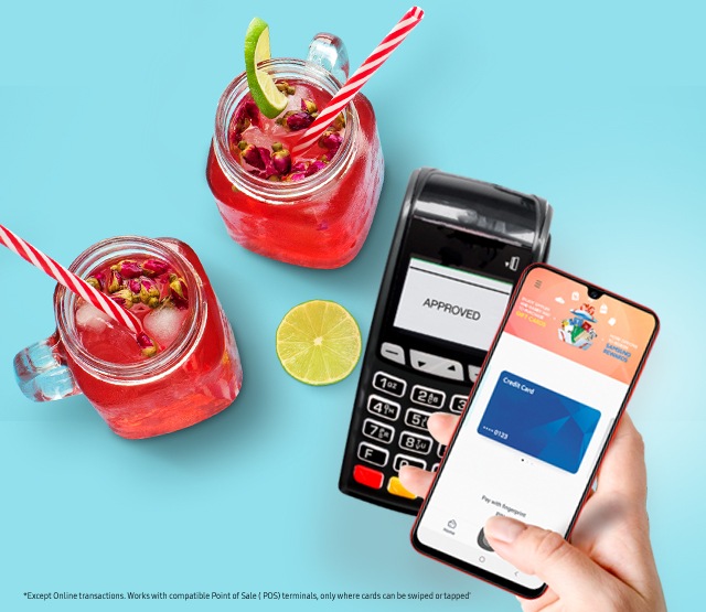 Samsung Galaxy A70s with Samsung Pay