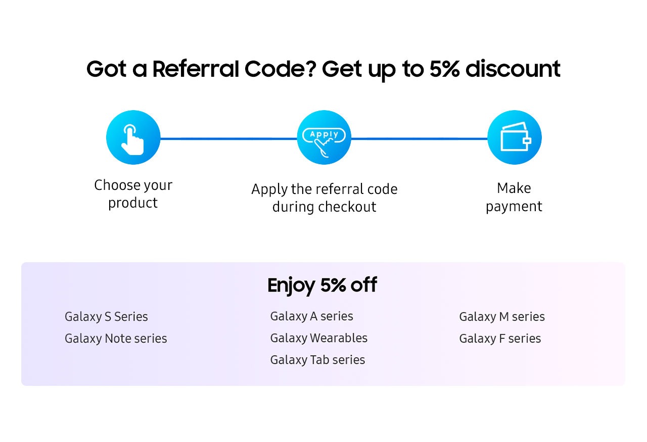 Exciting Benefits on Samsung Referral Program Samsung India