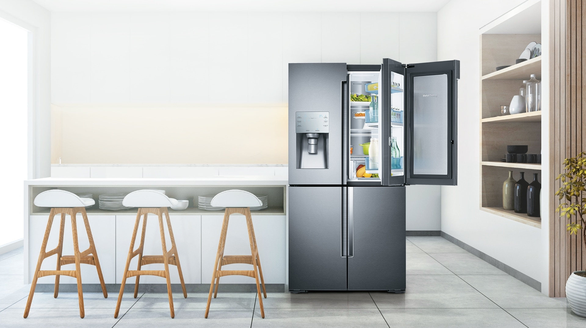 Samsung Family Hub Side By Side Door Refrigerators | Samsung India