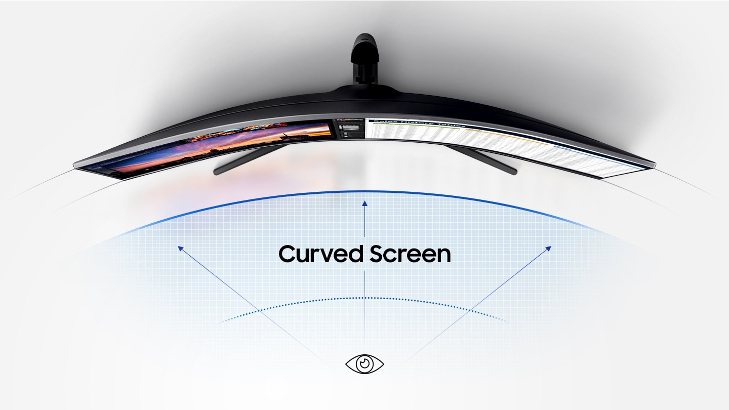 As an image that describes the comfort level, you will see the image of the curved monitor you saw above and an infographic depicting it.As an image that describes the comfort level, you will see the image of the curved monitor you saw above and an infographic depicting it.As an image that describes the comfort level, you will see the image of the curved monitor you saw above and an infographic depicting it.