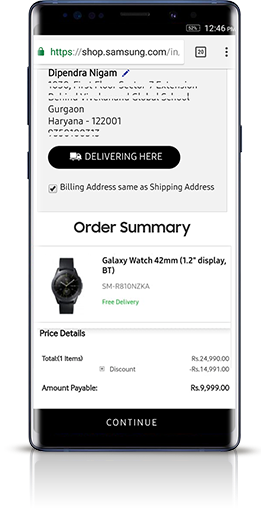 galaxy watch offer with note 9