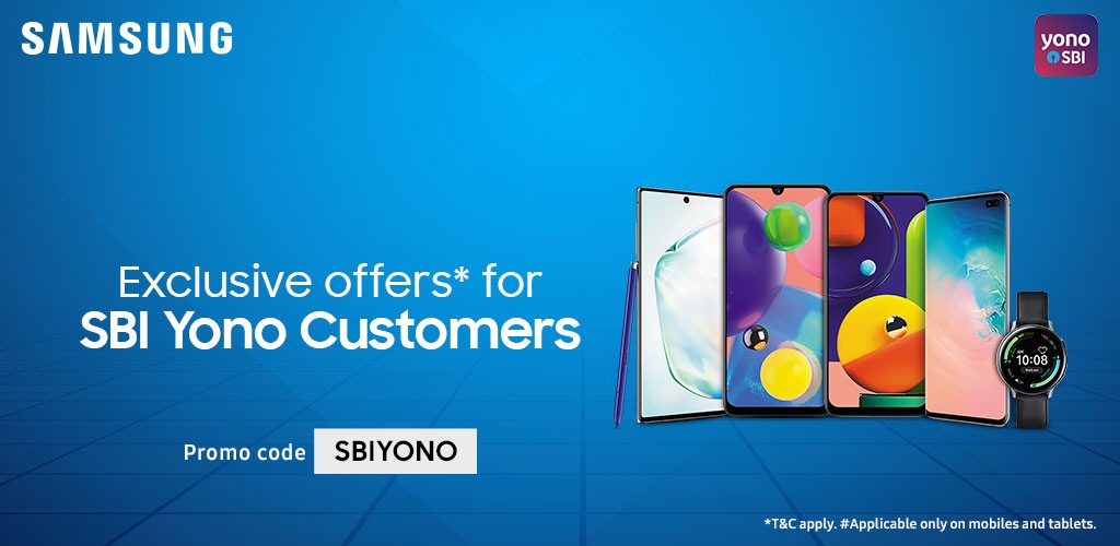 Samsung Offer for SBIYono Customers