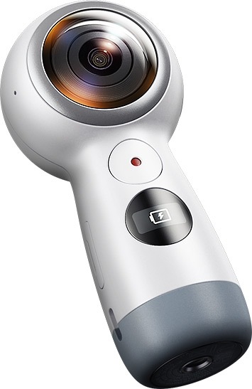 Latest Samsung Gear 360 camera with long battery life
