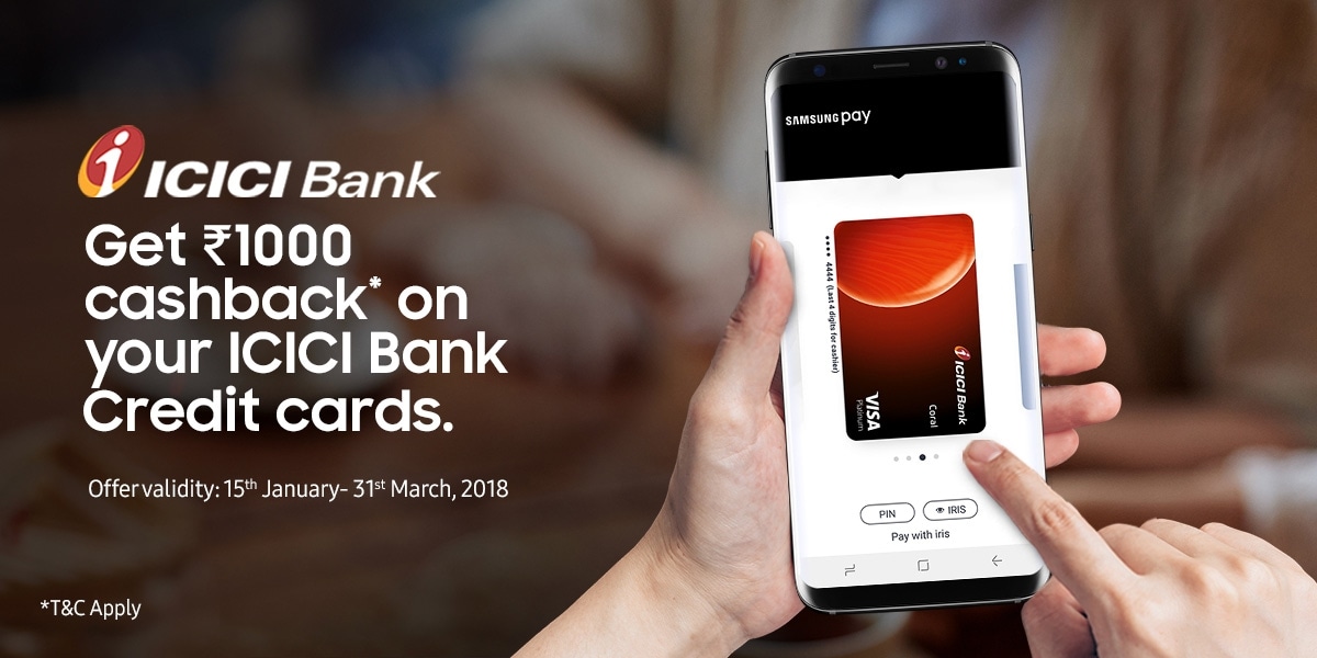 icici samsung pay offer