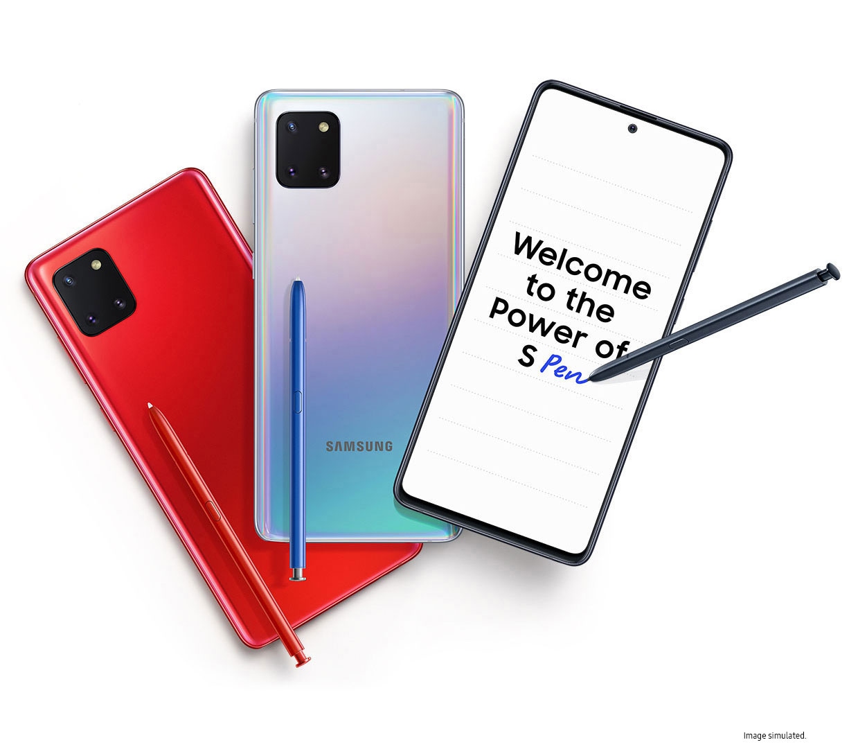 Samsung galaxy note 10 lite rouge - banner kv n2