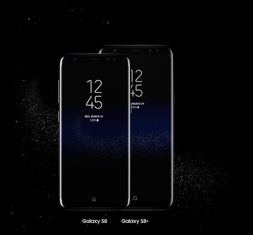 Samsung Galaxy S8 and S8 Plus Mobile Display
