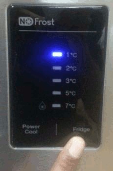 fridge temp control