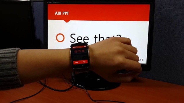 samsung galaxy watch ppt controller