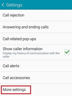 call waiting setting in samsung a50