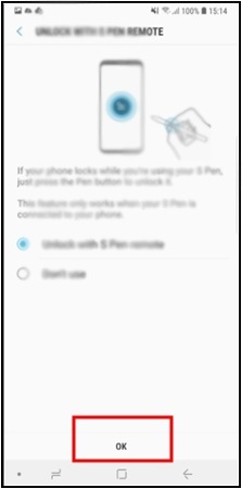 note 9 lock screen