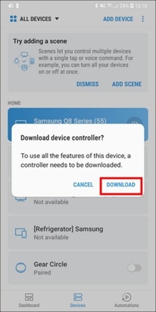 Qled 2018 How To Set Wallpaper From Templates Via Mobile