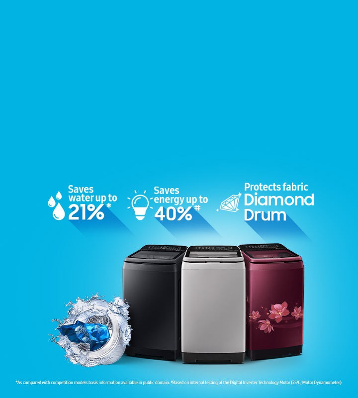Washing Machines Energy Efficient & Eco Bubble Samsung India