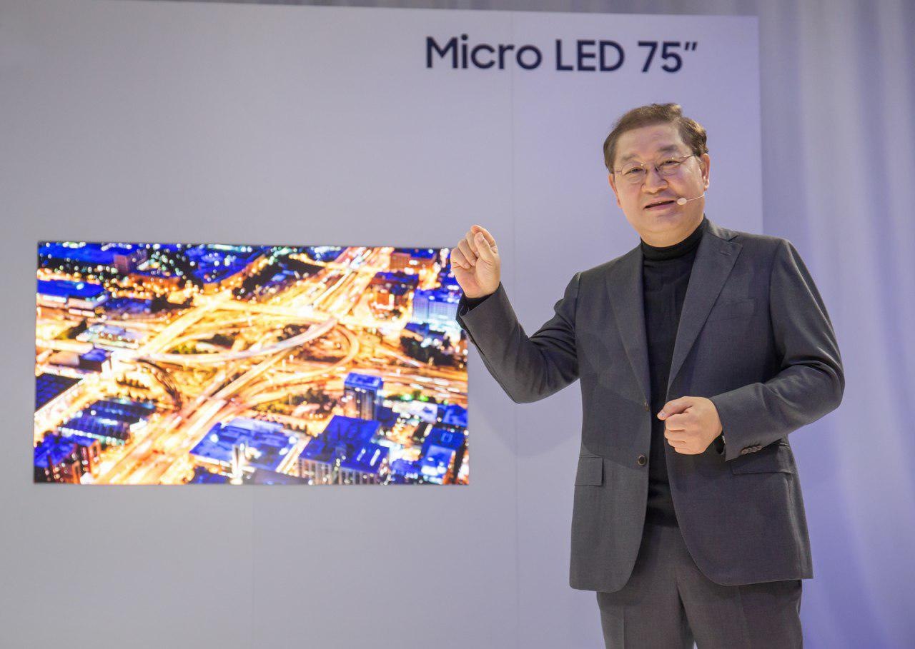 سامسونگ از فناوری آینده نمایشگرهای Micro LED رونمایی کرد