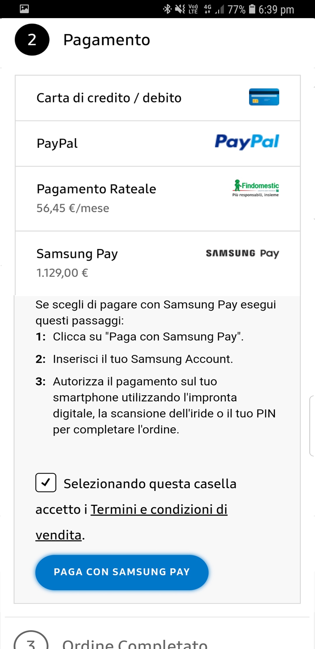 Samsung Pay On Mobile Step2