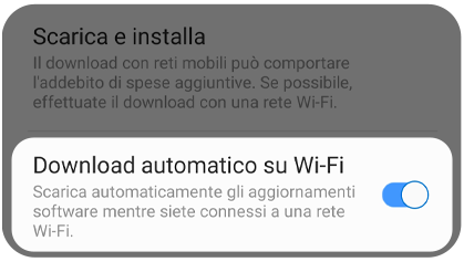 come scaricare aggiornamenti samsung