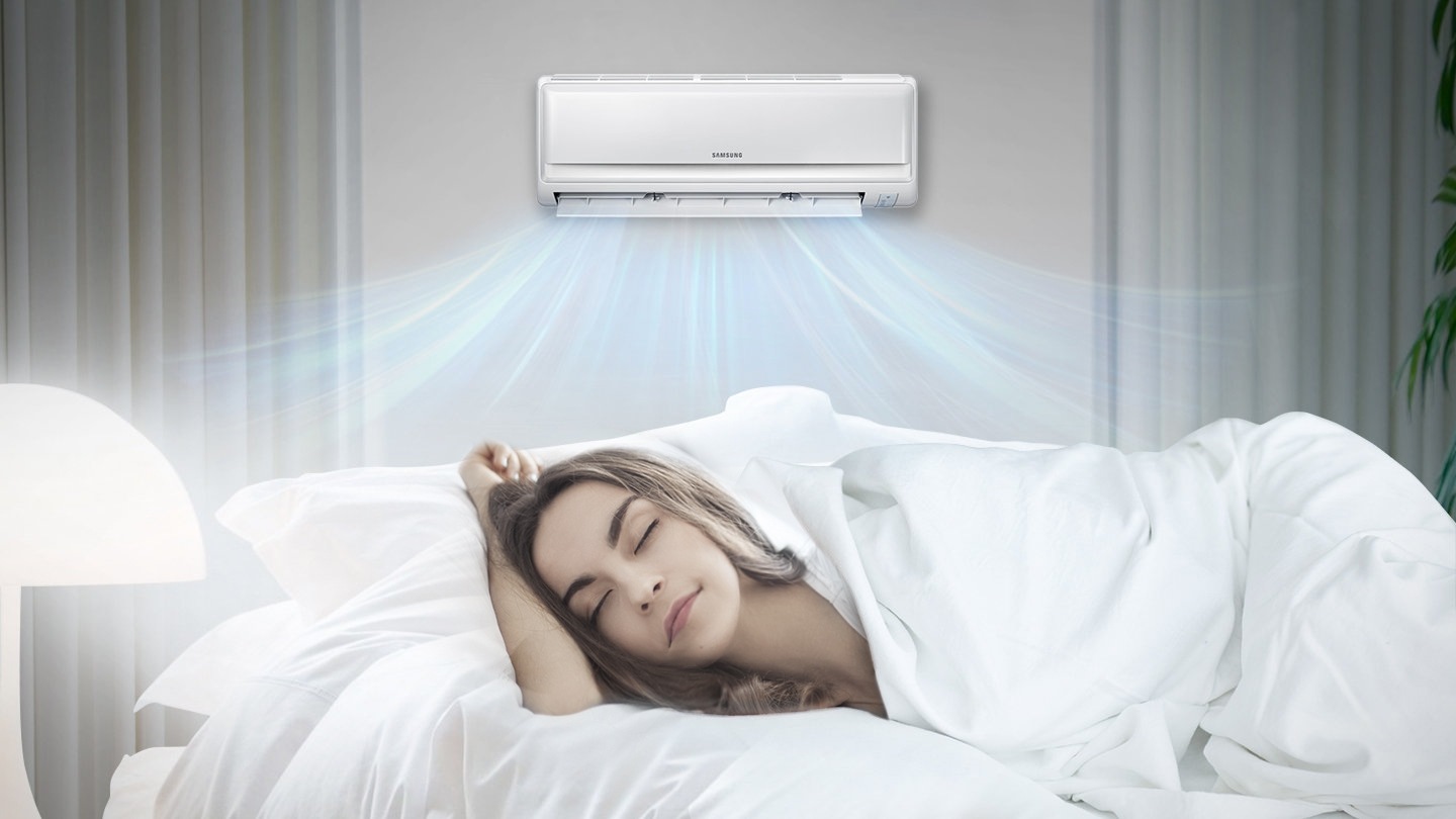 When using a conventional air conditioner, a user feels too cold from direct air flow. While using the Wind-Free air conditioner,  user can enjoy comfortable environment without direct wind.