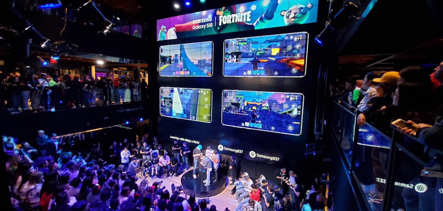 Lava Ran Through Nyc At The Fortnite Level Up Event Samsung Caribbean